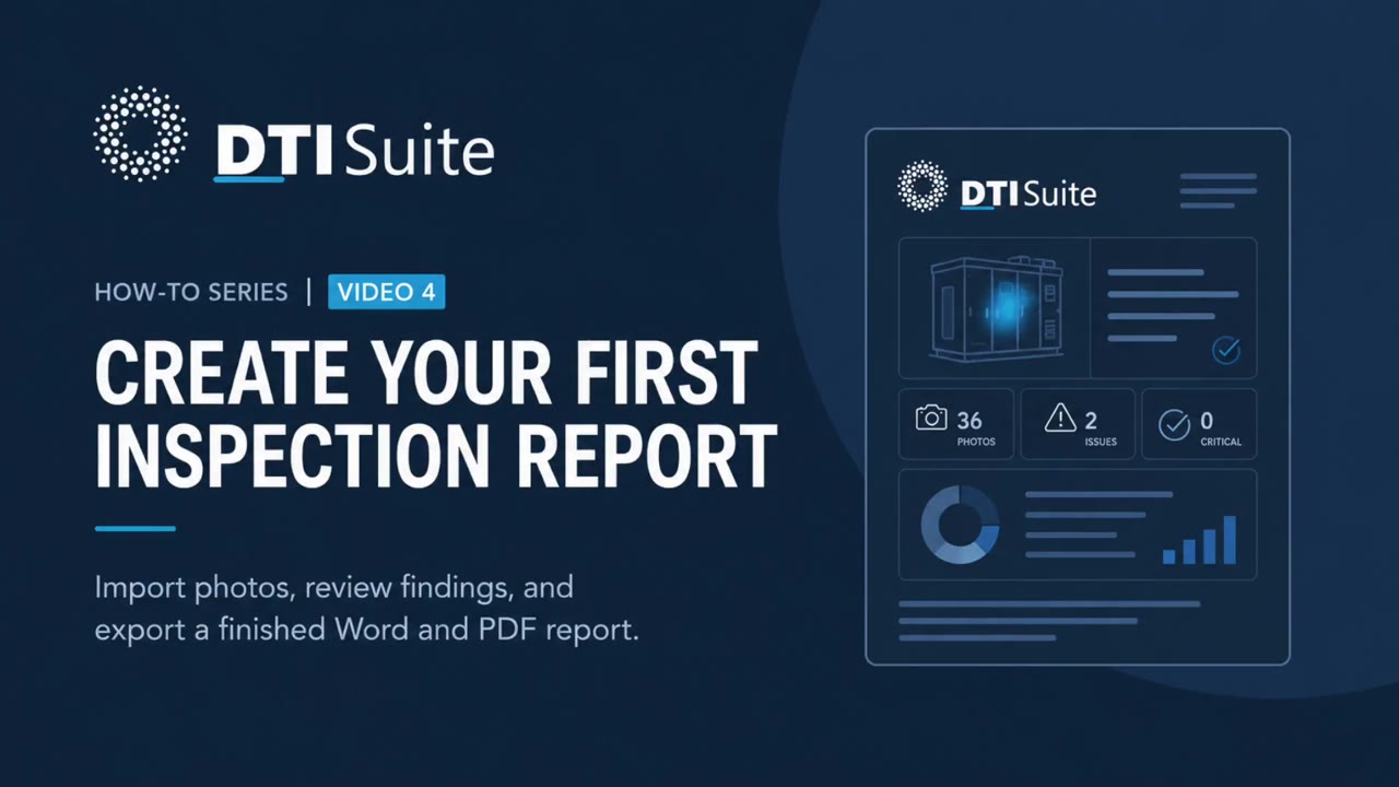 From inspection to report — video still